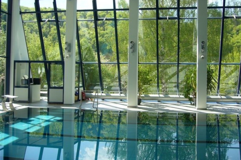Das Hallenbad in Riedenburg. Foto: Landkreis Kelheim