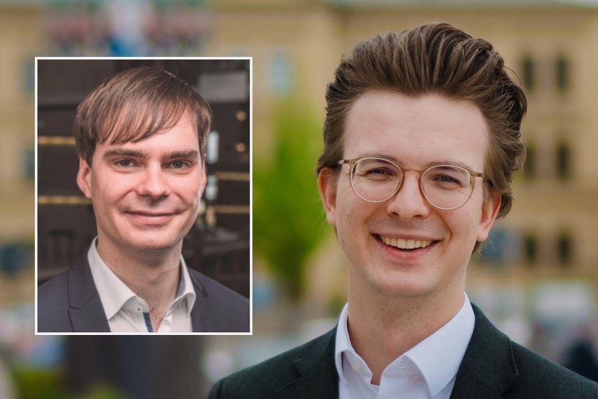 Leon Eckert (rechts) und Andreas Mehltretter. Fotos: TinoGrafiert, Fionn Große