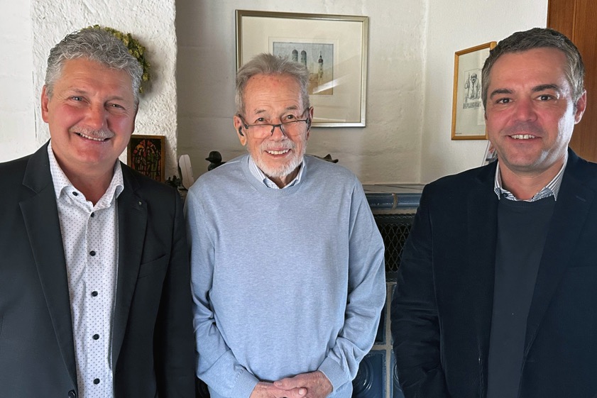 Peter Heinzlmair (von links), Sepp Hobmeier und Thomas Herker. Foto: Stadt Pfaffenhofen