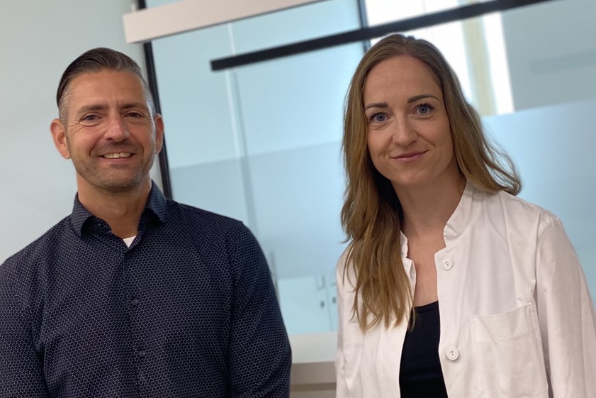 Ilmtalklinik-GmbH-Geschäftsführer Christian Degen mit Oberärztin Ilka Hessenberger. Foto: Ilmtalklinik-GmbH