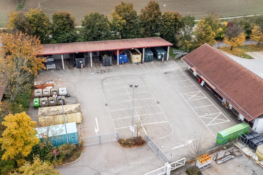 Dieses Archivfoto zeigt den Wertstoffhof am Martin-Binder-Ring in Pfaffenhofen vor den Sanierungs-Maßnahmen. Archivfoto: AWP