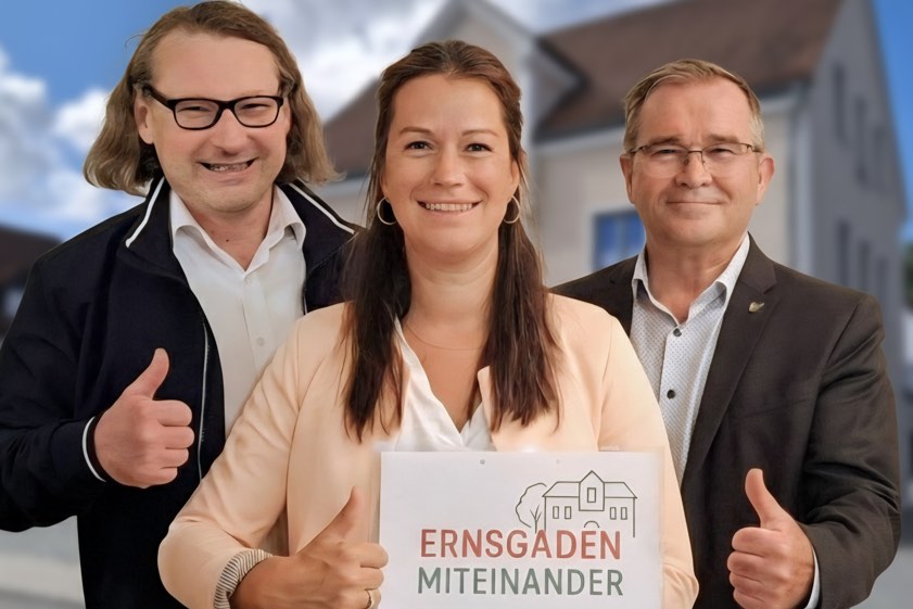 Stefan Hufnagel (links), Kathrin Dittmann und Karl Huber. Foto: oh