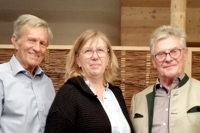 Florian Weiß (rechts), Gerlinde Reisner und Richard Schnell. Foto: Waltl