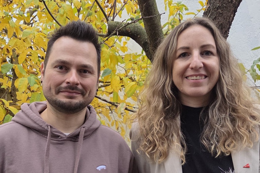 Silvia Gerlsbeck Premet und Tobias Schmidt. Foto: Die Linke