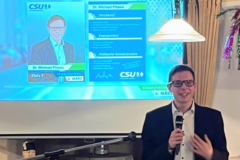 Michael Pilawa, der Chef der Geisenfelder Christsozialen.